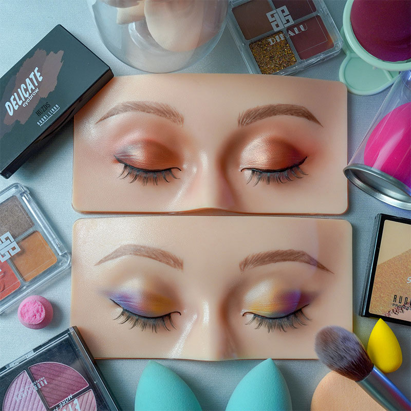 Beauty Makeup Academy - قابلة لإعادة الاستخدام ماكياج مجلس الحاجب